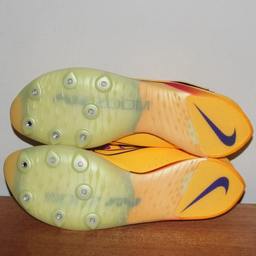 Nike Air Zoom Long Jump Elite Track Spikes Mens 9 9.5 11 13 Citron Pulse